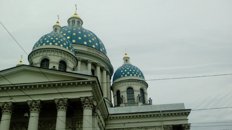 Троицкий собор, Воскресенская церковь и Воскресенский монастырь.