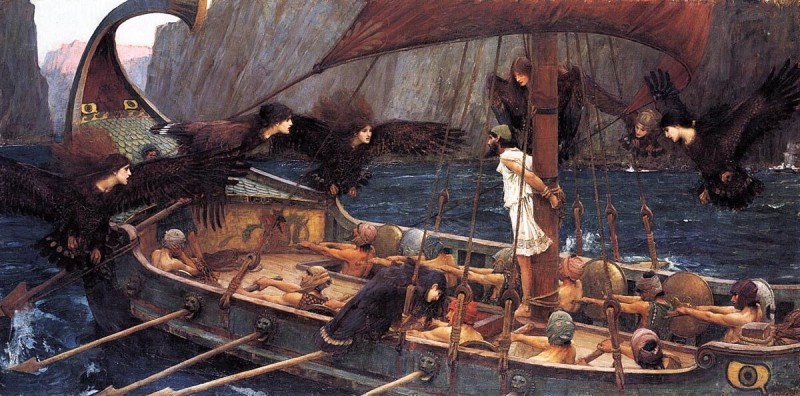 Джон Уильям Уотерхаус - "Улисс и сирены" (1891 г.)