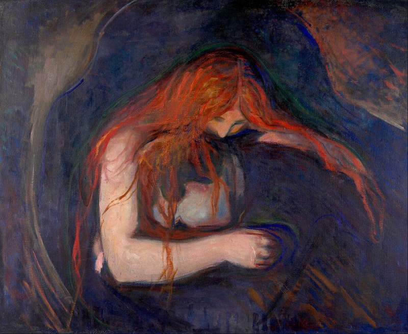 Эдвард Мунк - "Вампир" (1893)