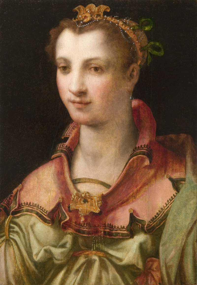 Женский портрет. Ф. Морандини. 56х39