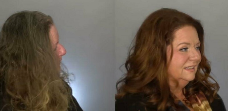 Женщина призналась, что никогда в жизни не считала себя красивой, пока в 61 год не попала к стилисту. Фото до и после