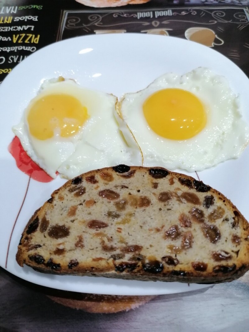 Мой обычный завтрак.