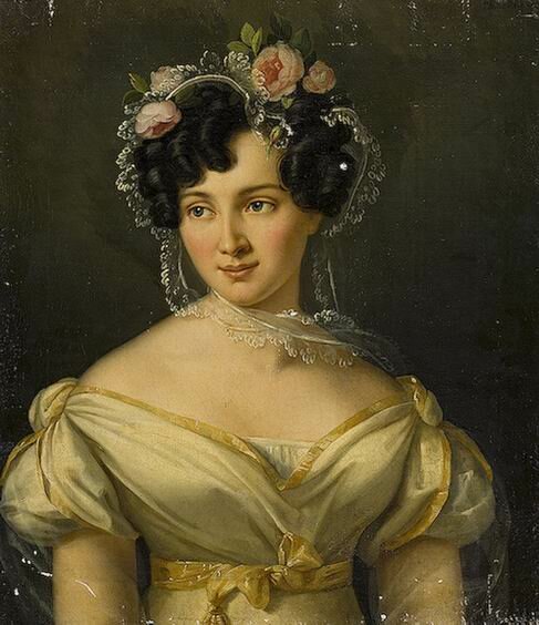 Портрет княгини Авдотьи Ивановны Голицыной, начало 1820-х. В эту интересную женщину Пушкин был одно время влюблён.