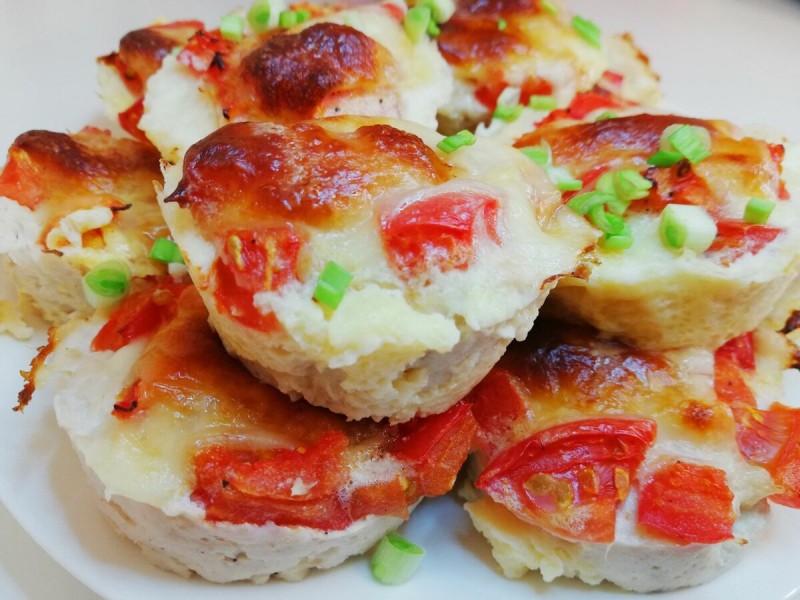 Куриные маффины. Фото автора.