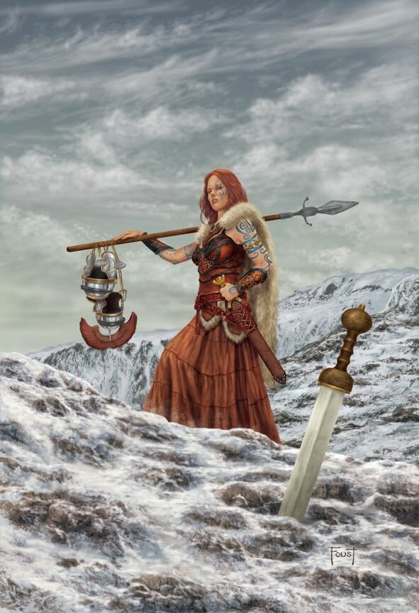Кельтская женщина-воин Будикка