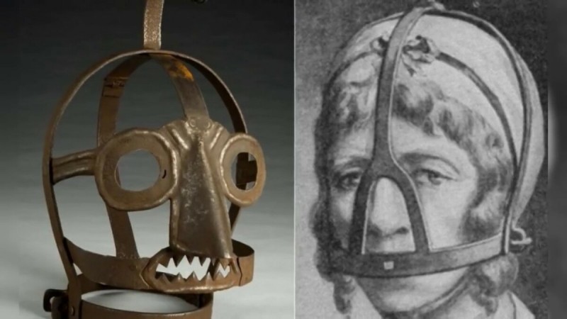 За что в Европе наказывали женщин, ношением железной маски